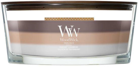 WoodWick Hearthwick Trilogy Radiant Cashmere Geurkaars