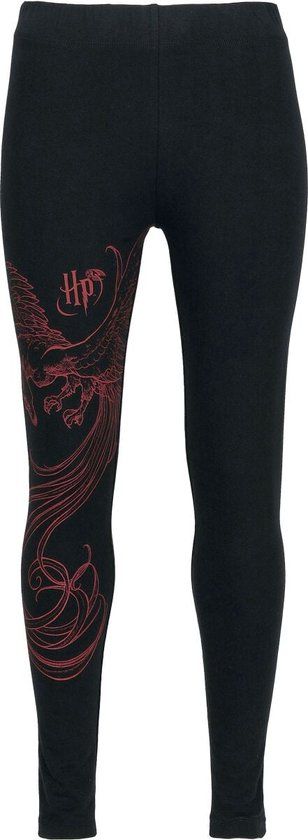 Harry Potter Phoenix Dames Legging - Zwart - L