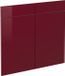 Vicco R-Line Keukenfront – 79.2 x 70.8 cm meubelfront voor de onderkast met lades Rode hoogglans