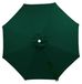 Housse de remplacement pour parasol - Diamètre 3 mètres - Vert foncé
