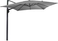 Merkloos Lesli Living Push-up parasol Virgo Grijs 300x300cm