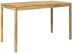 vidaXL Bartafel Wit 180 x 88,5 x 105 cm Massief Acacia Hout