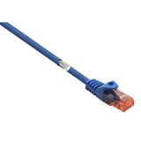 Renkforce RF-5047436 RJ45 Netwerkkabel, patchkabel CAT 6 U/UTP 3.00 m Blauw Snagless, Halogeenvrij 1 stuk(s)