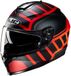 HJC C70N Holt Integraalhelm Zwart/Rood Maat S