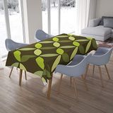 Bonamaison Tafelkleed, Anti-Mold, Sneldrogend, Waterdicht, 100% Polyester Tafellaken, 140cm x 200cm - Ontworpen en Vervaardigd in Turkije