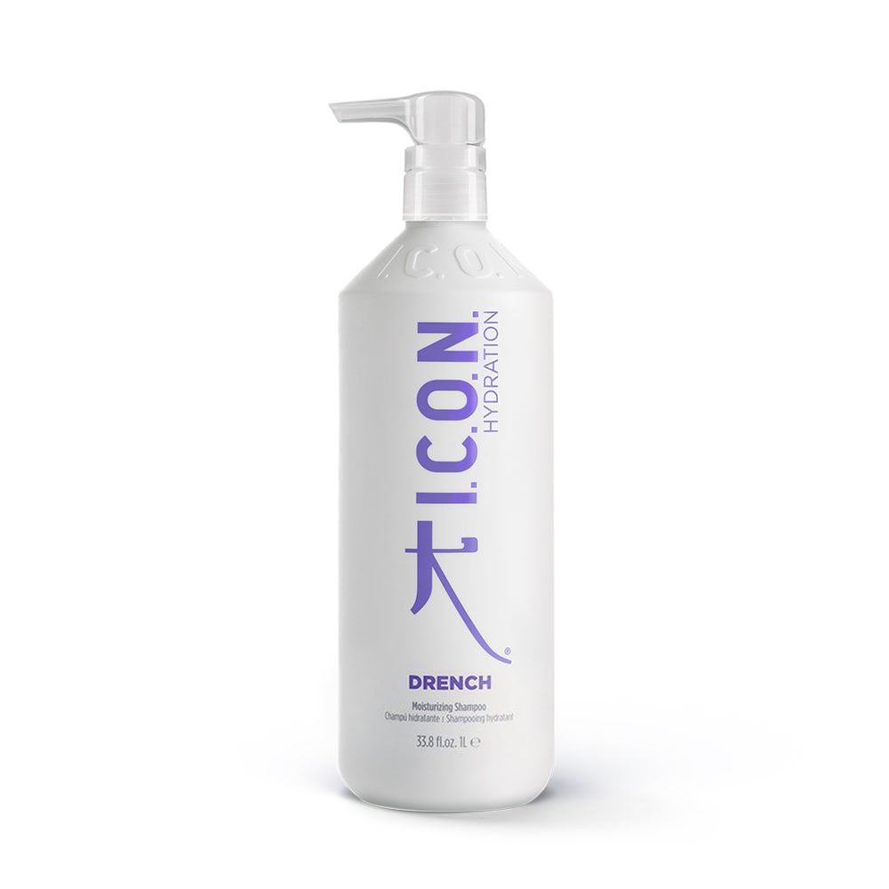 I.C.O.N. Drench Shampoo 1000 ml - Professional - Women - Damaged/Dry Hair