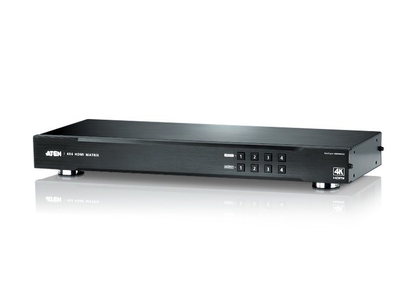ATEN VM0404HA - HDMI Matrix Switch - 4x4 - 4K - Zwart