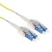 ACT 12 meter Singlemode 9/125 OS2 Polarity Twist patchkabel met LC connectoren