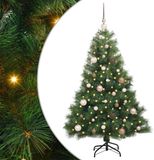 vidaXL Sapin de Noël artificiel avec 150 LED, Vert, 150 cm