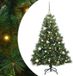 vidaXL Sapin de Noël artificiel avec 150 LED, Vert, 150 cm