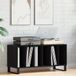 vidaXL Meuble pour disques vinyles Chêne noir 100 x 38 x 48 cm Bois composite