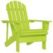 VidaXL Tuinstoel Adirondack Massief Vurenhout Groen