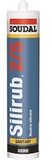 Soudal Silirub 2S - Transparant grijs - 300ml