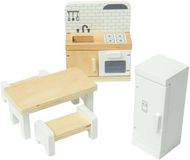 Bigjigs Houten Poppenhuis Keuken Set