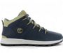 Timberland Sprint Trekker Mid Boot - Homme Chaussures d'hiver Bottes Cuir Bleu TB0A6AKV-EP1