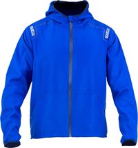 Sparco WILSON Windstopper Jacket - Men - L - Light Blue - Windproof - Water-repellent Hood