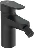 Ideal Standard ALU+ - Robinet de bidet avec bonde Click-Clack, BlueStart, noir satiné BE132XG