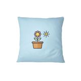 Bona Basics Decoratieve kussenhoes Lichtblauw 45x45 cm
