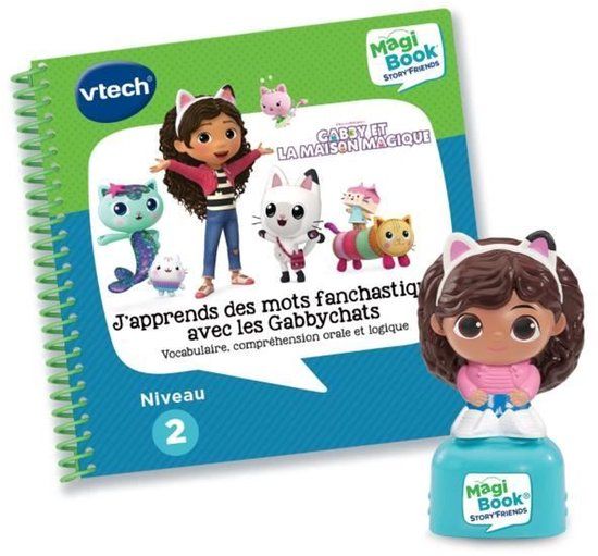 VTech MagiBook Story'Friends - Gabby boek Ik leer spookachtige woorden met Gabbychats