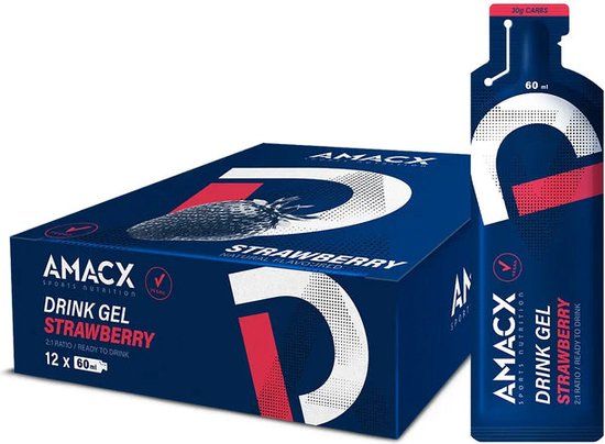 Amacx Drink Gel Strawberry - 12x60ml