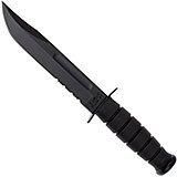 Ka-Bar USMC 1214 deels gekarteld, Kraton, kydex foedraal