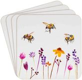 Unyqoos® Set de 4 sous-verres décoratifs avec motif abeille