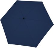 doppler Paraplu Fiber Micro Flat Uni Navy Donkerblauw