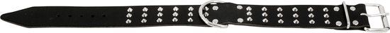 Jack And Vanilla Bull Halsband Met Siernieten - Zwart - 60cm