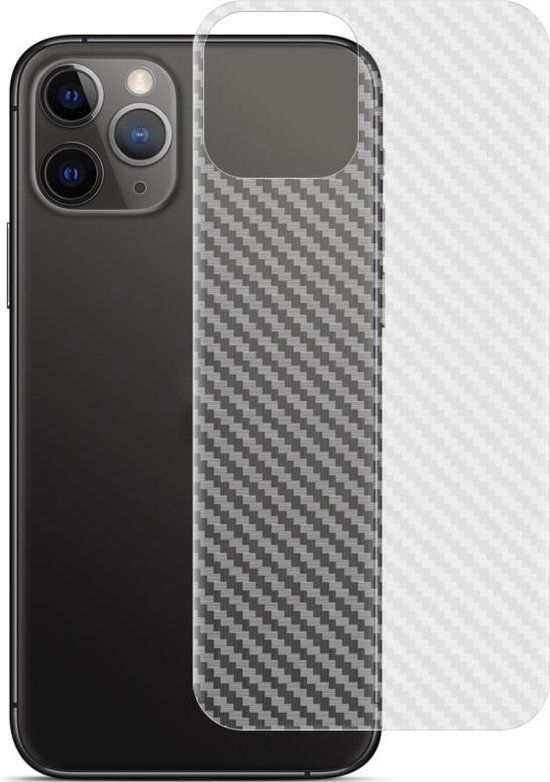 IMAK Carbon Fiber Back Protective Film for iPhone 11 Pro Max - PVC - 1 pc