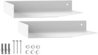 Sotech 2 stuks Hoekwandplank HOVER-IX 200x200x30mm wit