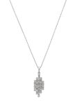 NAEMI Leo E-Commerce Ltd. NAEMI Halsketting zilver kristal 45 cm