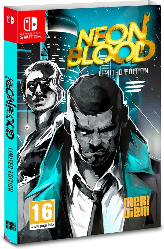 Meridiem Games S.L. NSW Neon Blood - Limited Edition Nintendo Switch Role Playing Game (RPG)
