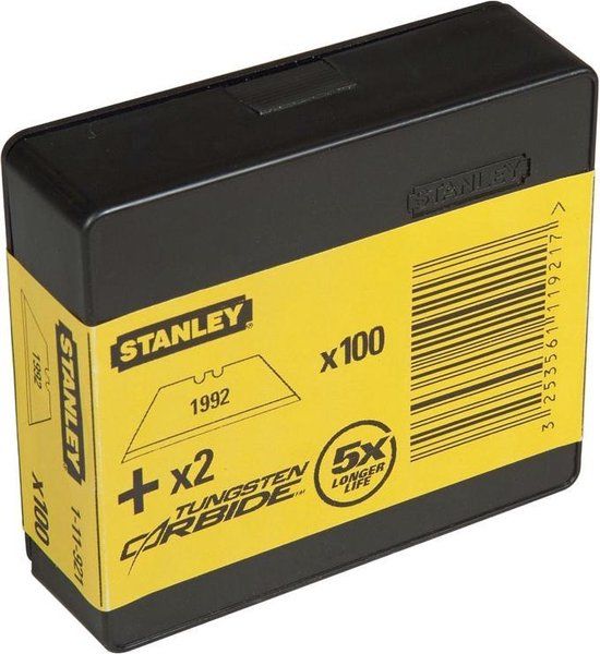 Stanley Reserve Mesjes 1992 - 100 stuks/dispenser - Geel