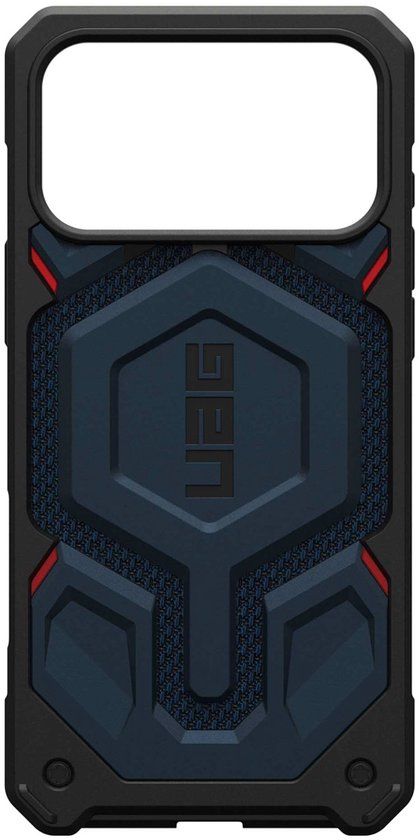 Urban Armor Gear Monarch Pro iPhone 17 Pro Max Hoes Zwart, Blauw