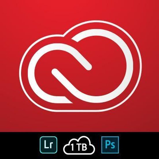 Adobe Creative Cloud Photography plan met 1TB - 1 Gebruiker - 1 Jaar - Windows / Mac