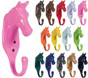 HKM Aluminium houder paardenhoofd Roze Eén maat