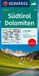 356 KOMPASS Autokarte Südtirol, Dolomiten, South Tyrol, Dolomites 1:150.000