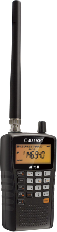 Albrecht.Audio Albrecht AE-75H - Draagbare Radio - 7 Kanalen - LCD - Zwart