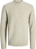 JACK&JONES JPRBLASIMON STRUCTURE KNIT CREW NECK LN Heren Gebreide truien M Silver Lining