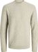 JACK&JONES JPRBLASIMON STRUCTURE KNIT CREW NECK LN Heren Gebreide truien M Silver Lining