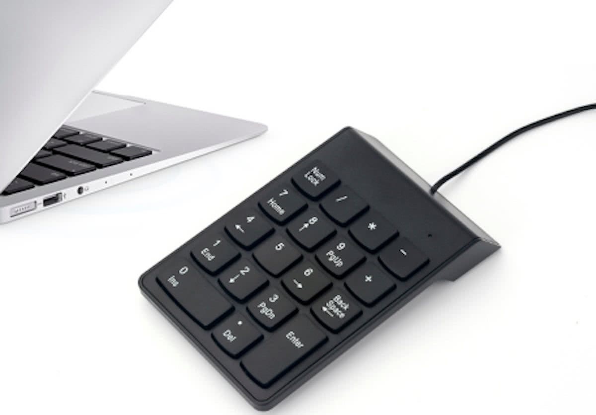 Camenco USB Mini Numeriek Toetsenbord voor Macbook / Laptop / PC