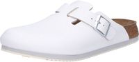Birkenstock Boston SL Werkschoenen Wit Leer Unisex Maat 43