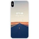 iPhone XS Max Citation 03 bedrukt siliconen hoesje
