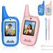 Talkie-walkie enfant vidéo - portée 350 m - 2 pièces - Rose et bleu