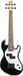 Kala Solid Body 4-String Fretted U-Bass Jet Black guitare basse électrique compacte avec gigbag