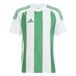 adidas uniseks-kind Striped 24 Jersey Kids Shirt, white/team green, 9-10 Years