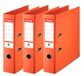 Esselte Nr. 1 ordner, 3 st. 75 mm oranje
