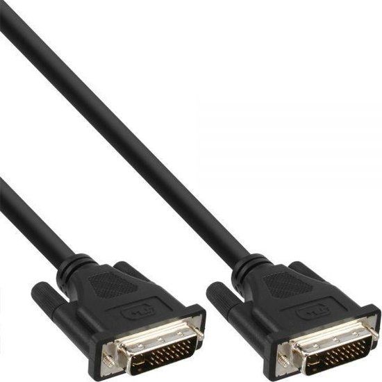 Delock DVI-I Dual Link Monitor Kabel - 1m - Zwart