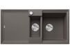 BLANCO Silgranieten spoelbak, 100x50 cm, met afvoerbediening en accessoires, InFino, vulkaangrijs
