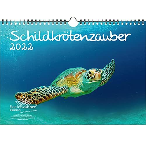 Seelenzauber Schildpadmagie DIN A4 kalender voor 2022 schildpadden - zielmagie